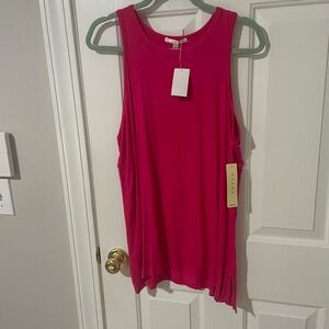 Fuschia Cyrus tank top nwt
